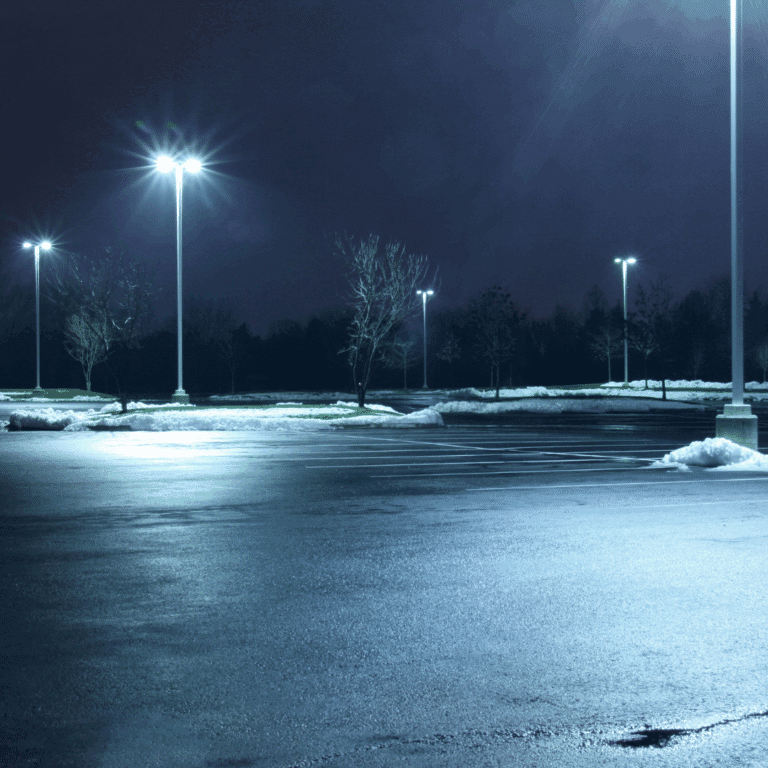 Commercial outdoor lighting installation in Englewood, CO