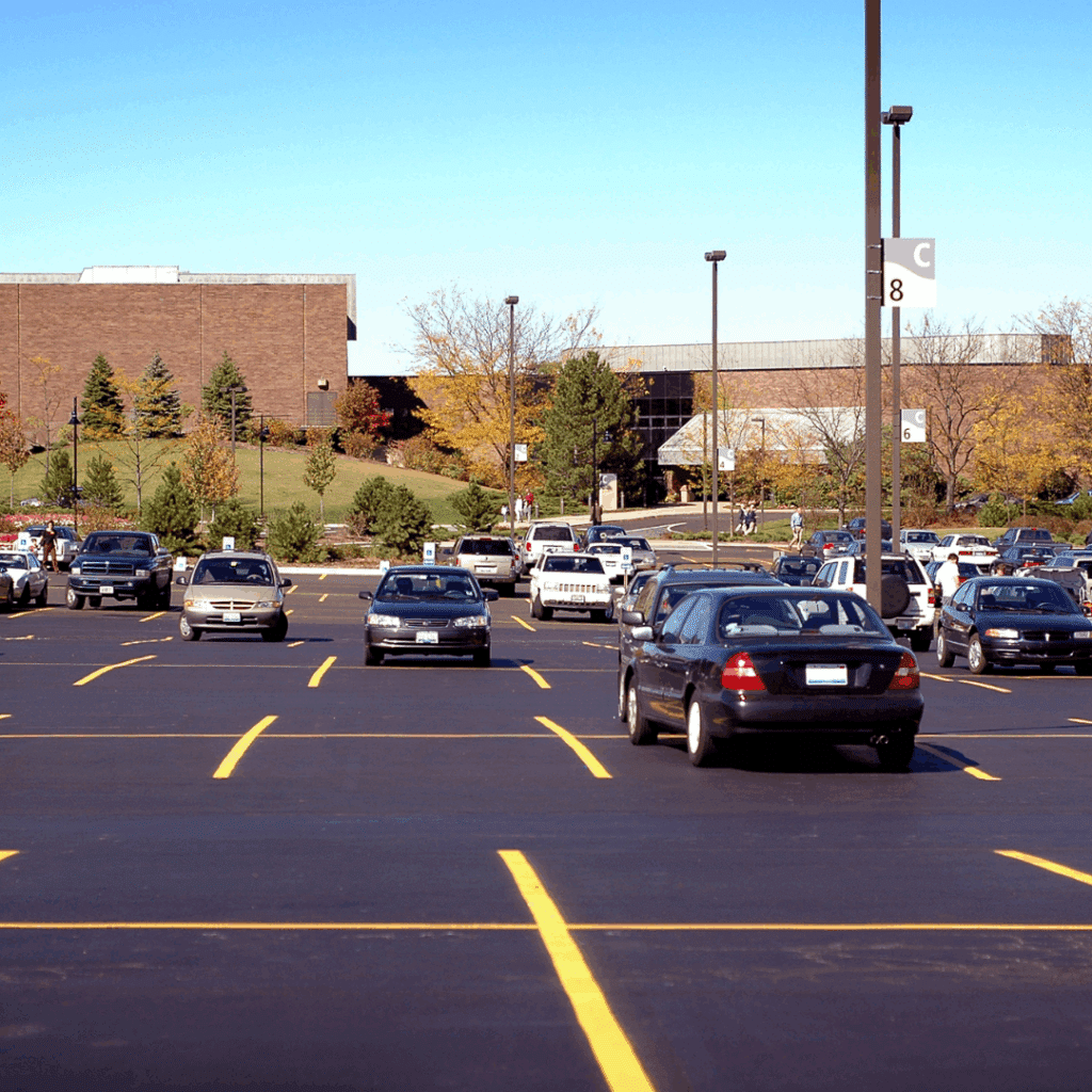 Commercial outdoor lighting installation in Englewood, CO
