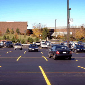 Commercial outdoor lighting installation in Englewood, CO