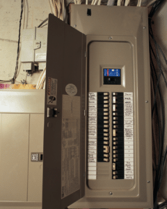 Electrical panel inspection by Karisma Electric for a residential home in Englewood, CO