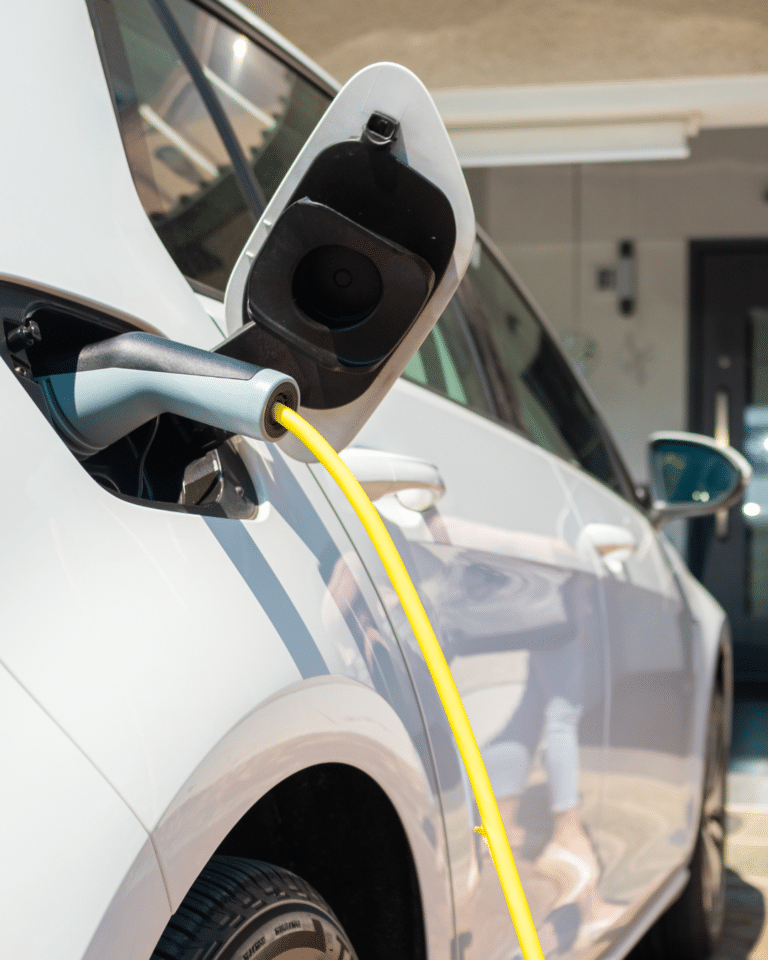 Electrician installing an EV charger for a home or commercial property in Denver by Karisma Electric.